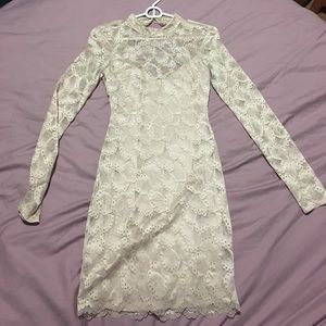 Lace BeBe holiday dress